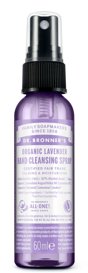 Lavender - Organic Hand Cleansing Spray