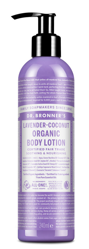 ORGANIC LOTIONS Lavender-Coconut