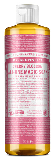 475ml PURE-CASTILE LIQUID SOAP Cherry Blossom