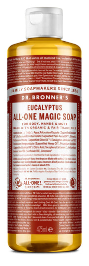 475ml PURE-CASTILE LIQUID SOAP Eucalyptus