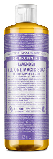 475ml PURE-CASTILE LIQUID SOAP Lavender