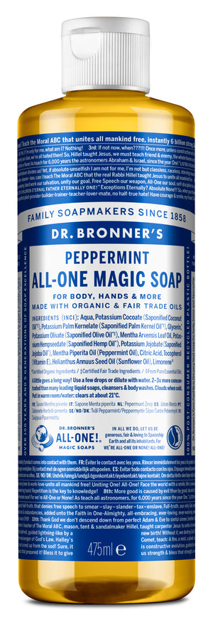 475ml PURE-CASTILE LIQUID SOAP Peppermint