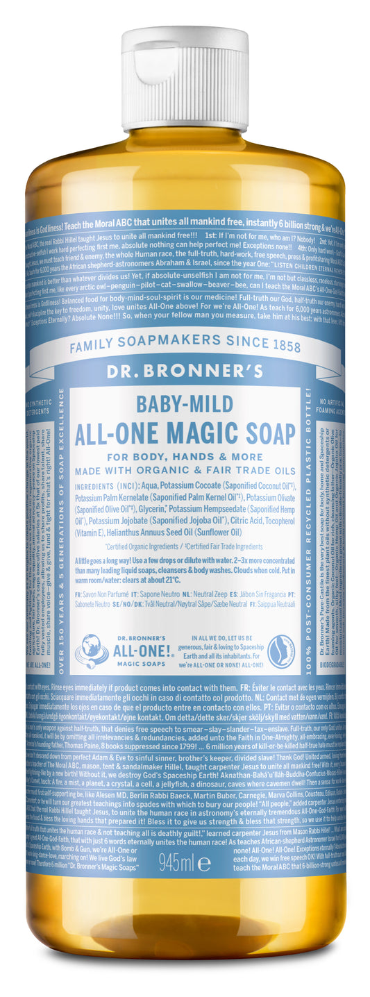 945ml PURE-CASTILE LIQUID SOAP Baby-Mild