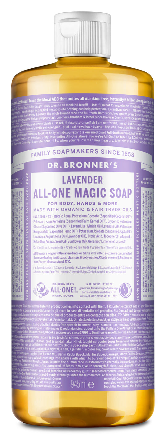 945ml PURE-CASTILE LIQUID SOAP Lavender