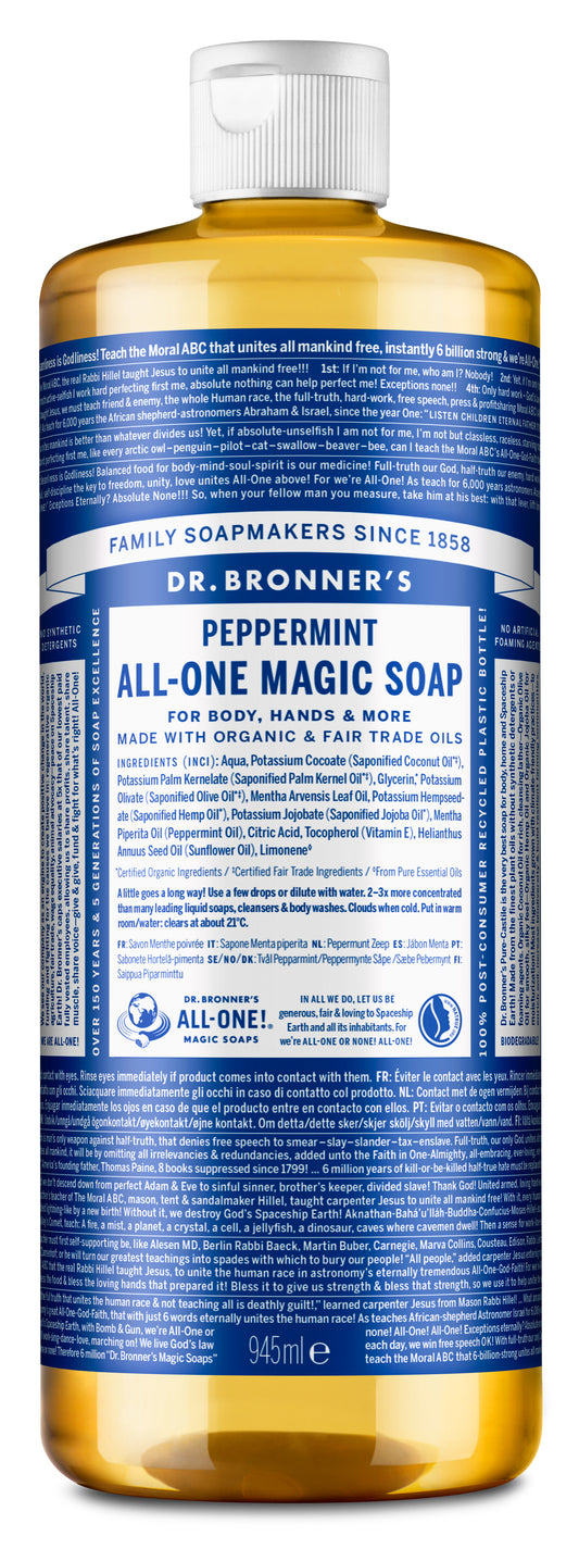 945ml PURE-CASTILE LIQUID SOAP Peppermint