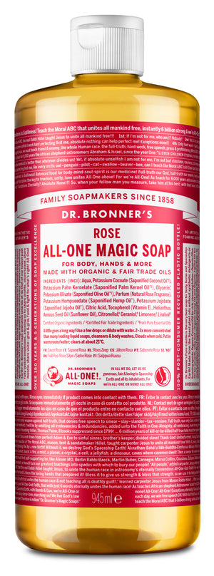 945ml PURE-CASTILE LIQUID SOAP Rose