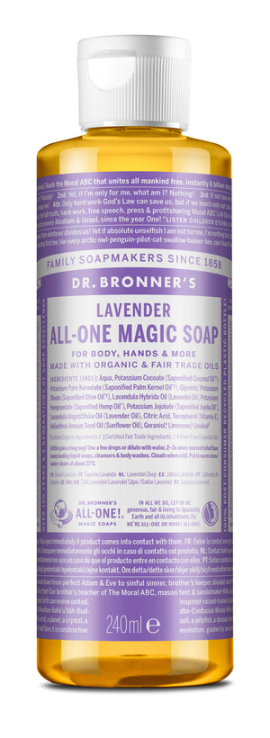 240ml PURE-CASTILE LIQUID SOAP Lavender