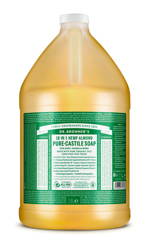 3.8L PURE-CASTILE LIQUID SOAP Almond